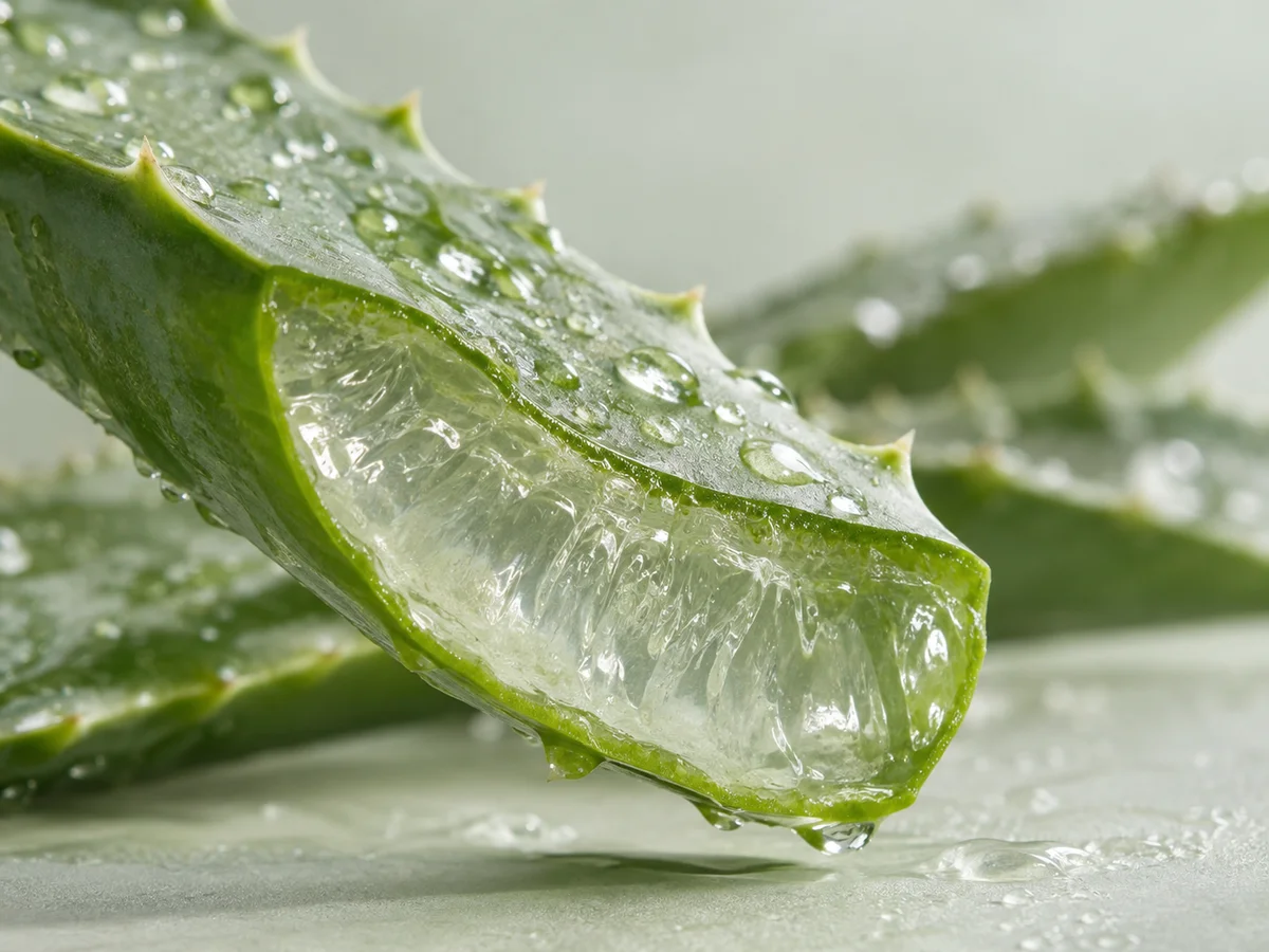 Foglie di aloe vera, fotografia illustrativa