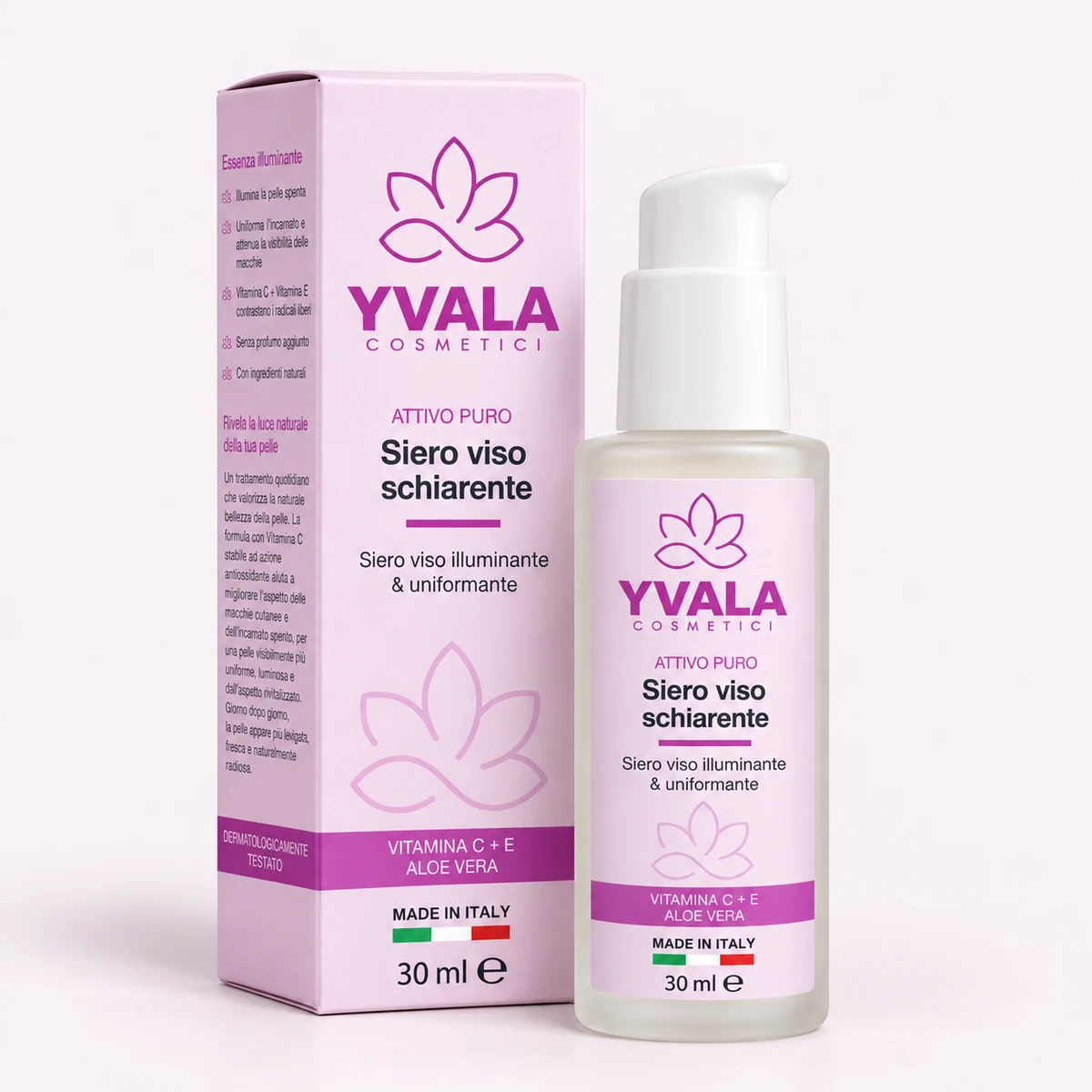 Siero viso schiarente